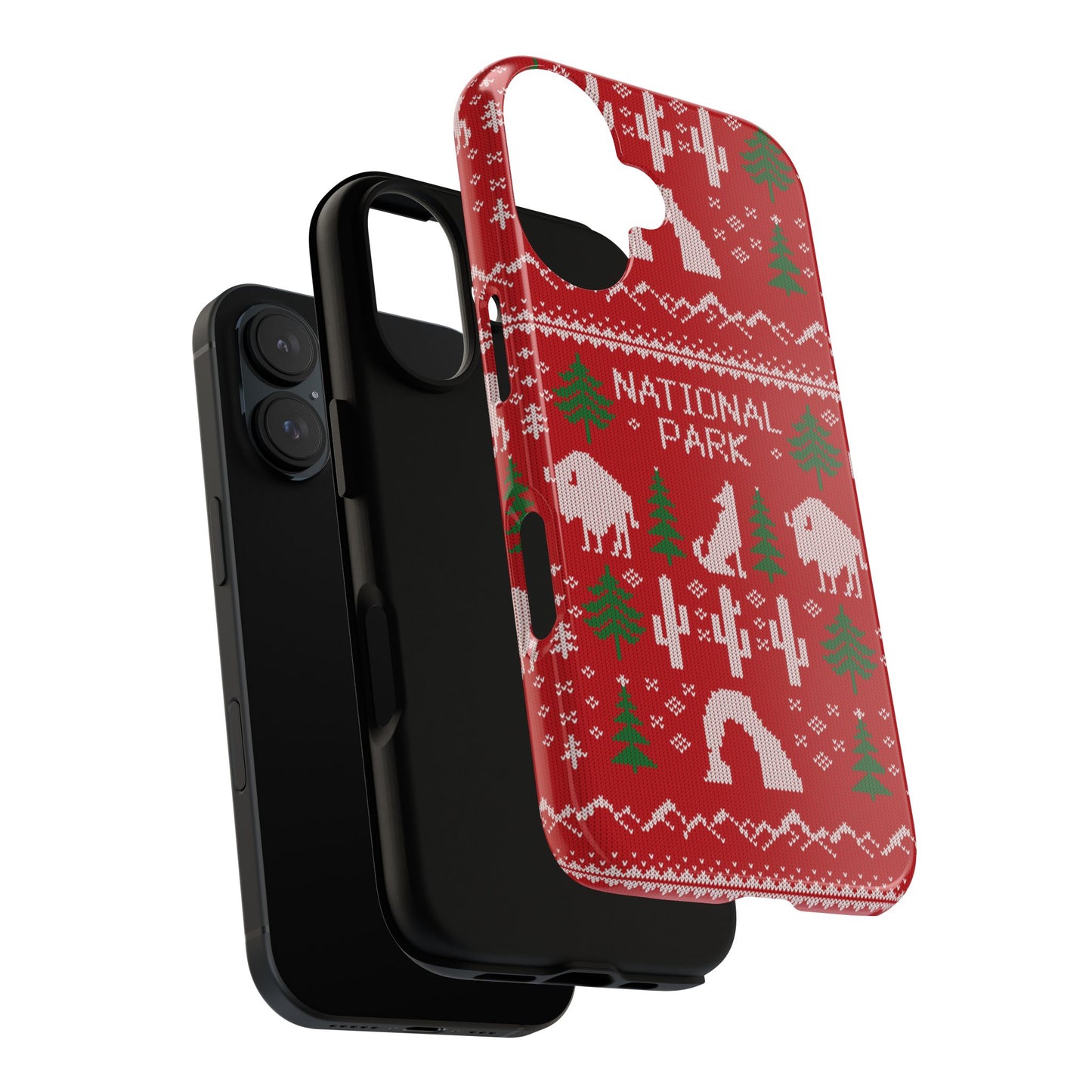 National Park Phone Case - Fair Isle Pattern