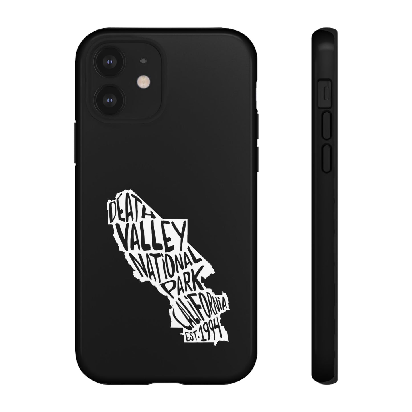 Death Valley National Park Phone Case - Map Design