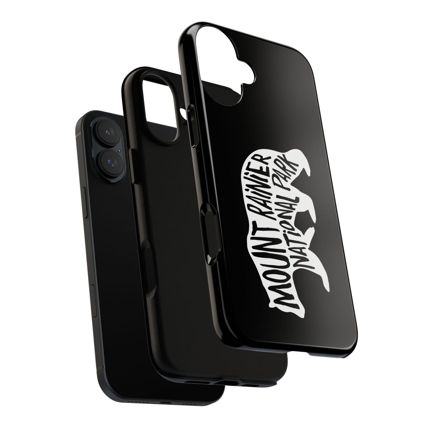 Mount Rainier National Park Phone Case - Black Bear Design
