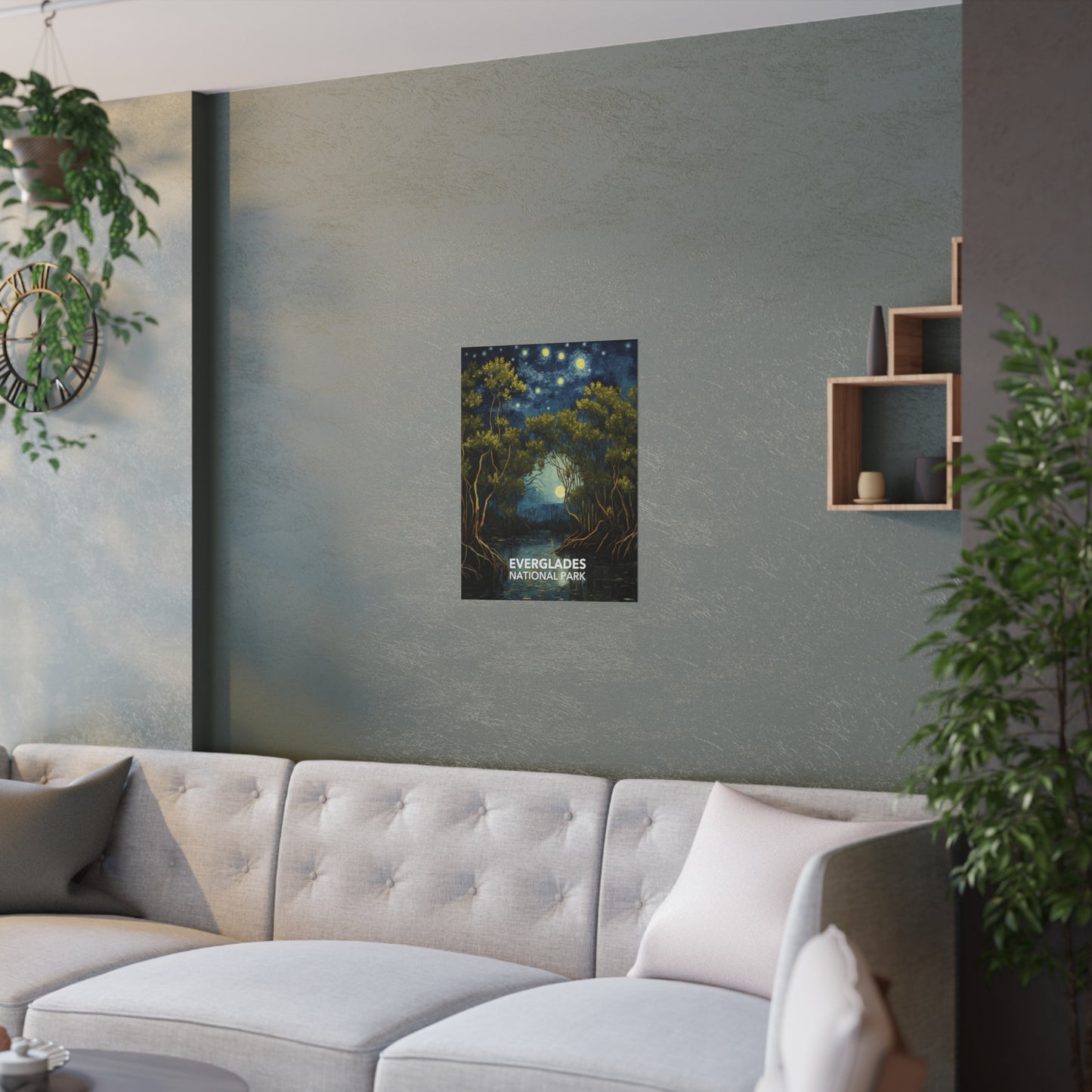 Everglades National Park Poster - Starry Night