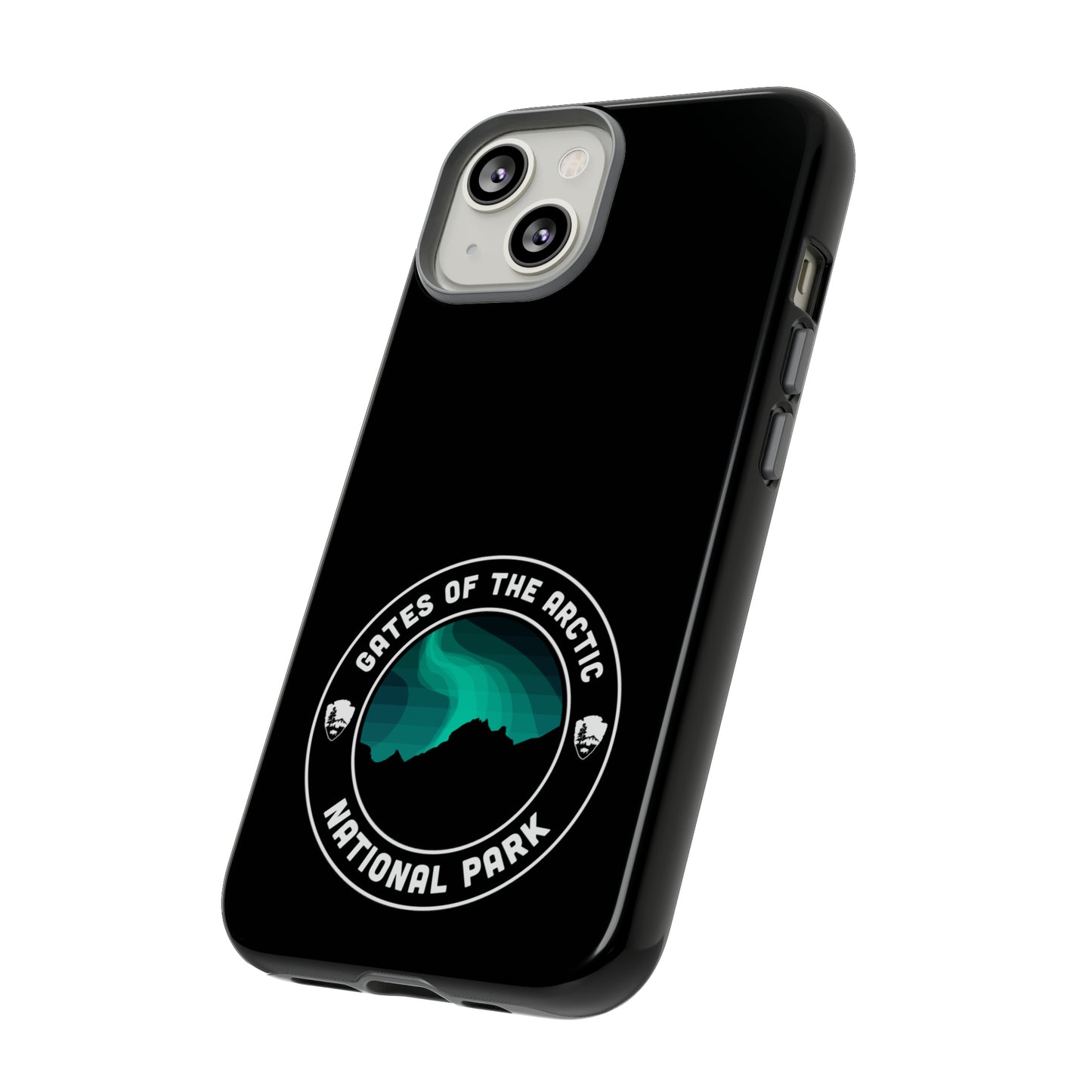 Gates of the Arctic National Park Phone Case - Round Emblem Design