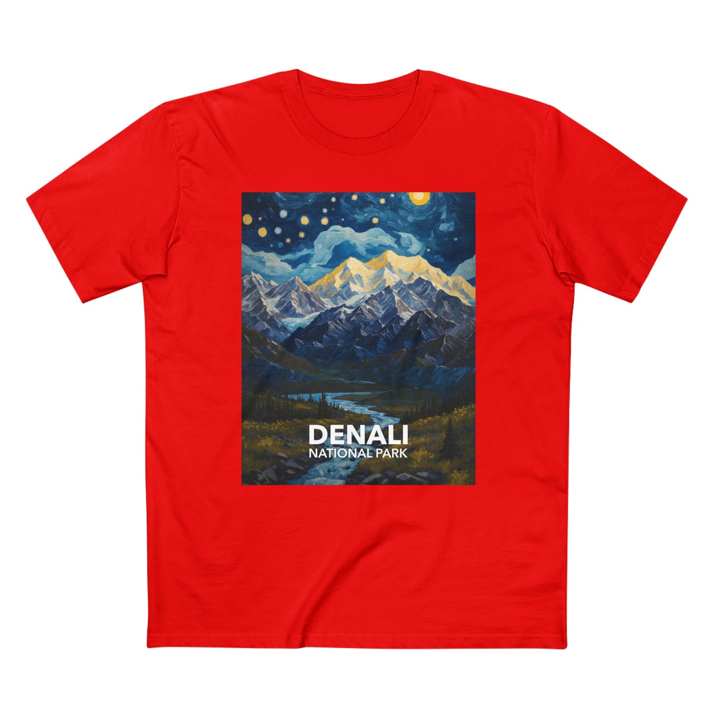 Denali National Park T-Shirt - The Starry Night