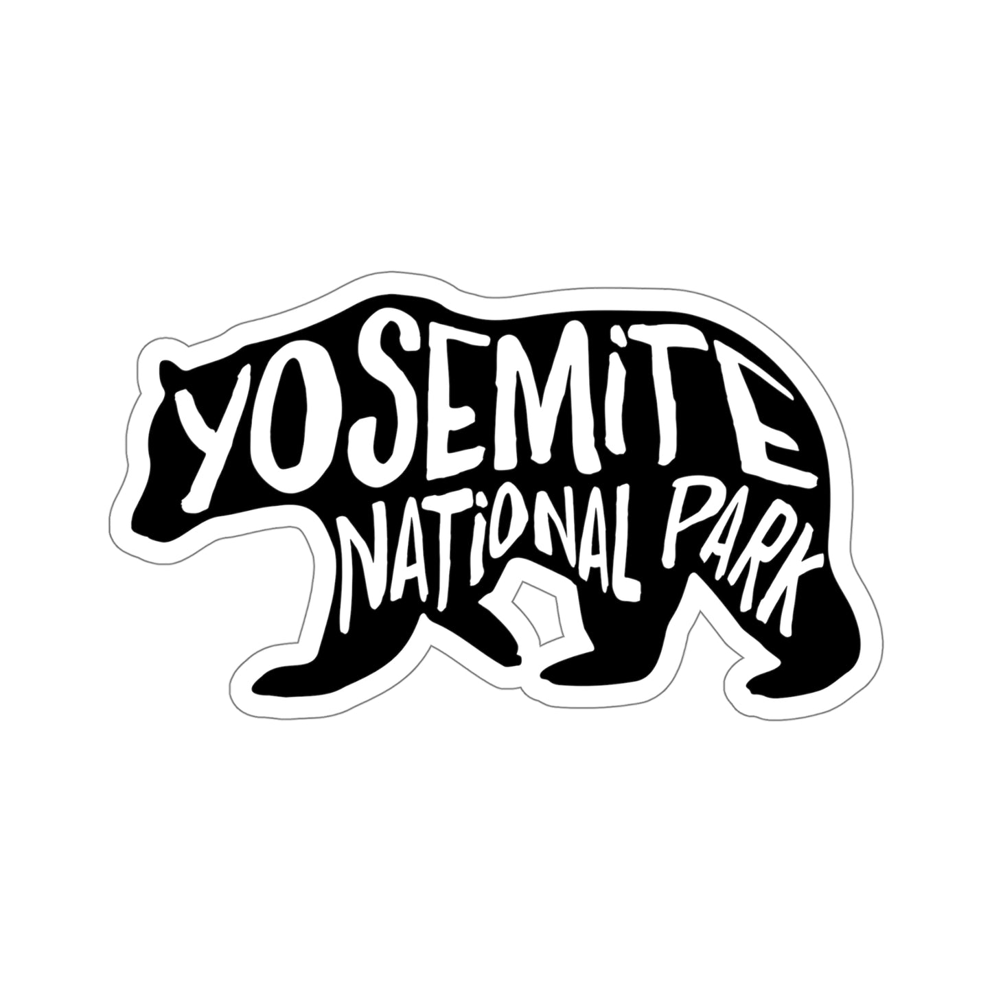 Yosemite National Park Sticker - Black Bear