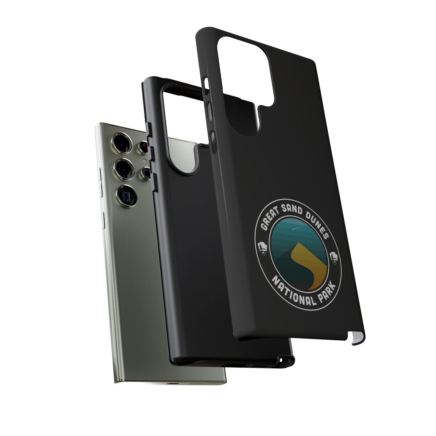 Great Sand Dunes National Park Phone Case - Round Emblem Design