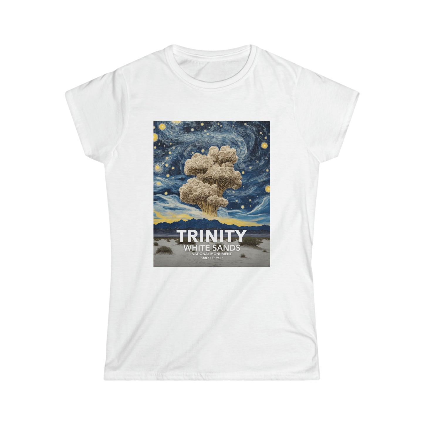 White Sands National Park T-Shirt - Women's Starry Night Trinity Test