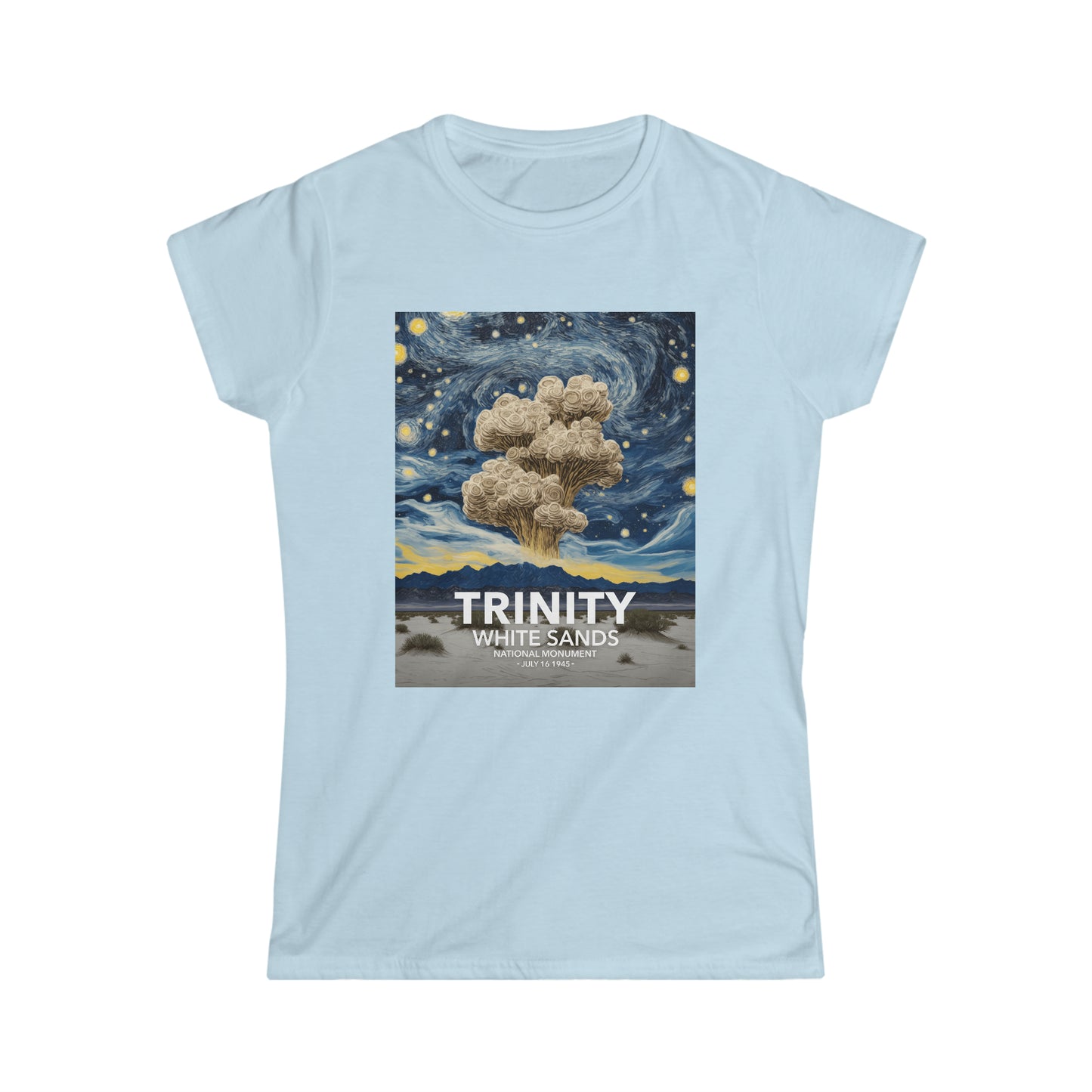 White Sands National Park T-Shirt - Women's Starry Night Trinity Test