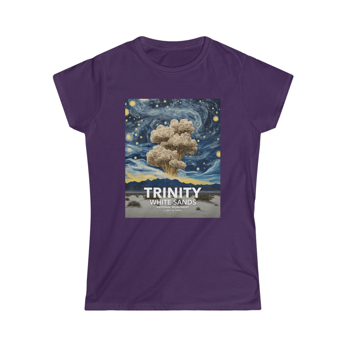 White Sands National Park T-Shirt - Women's Starry Night Trinity Test