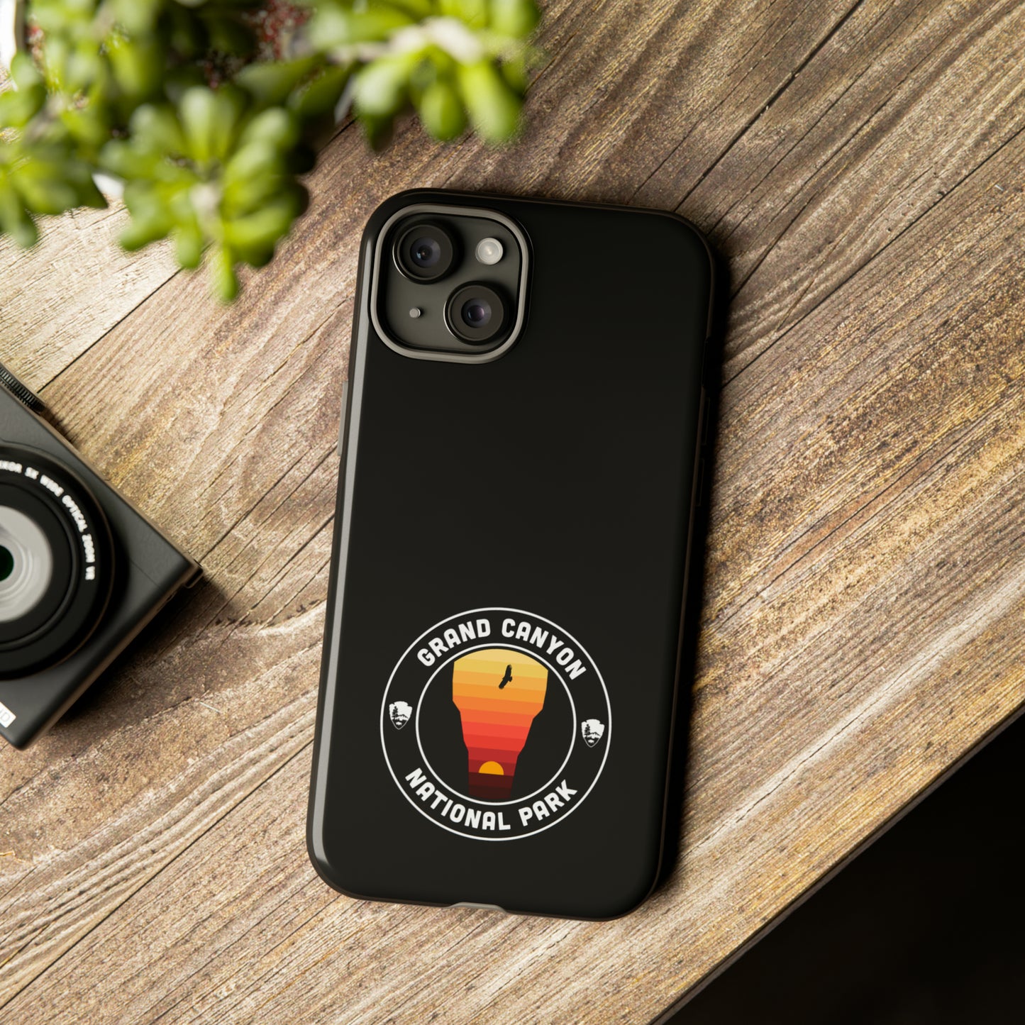 Grand Canyon National Park Phone Case - Round Emblem Design