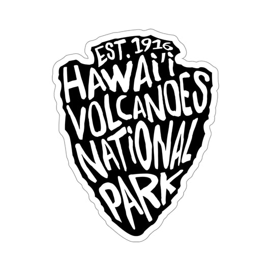 Hawaii Volcanoes National Park Sticker - Arrow Head Design