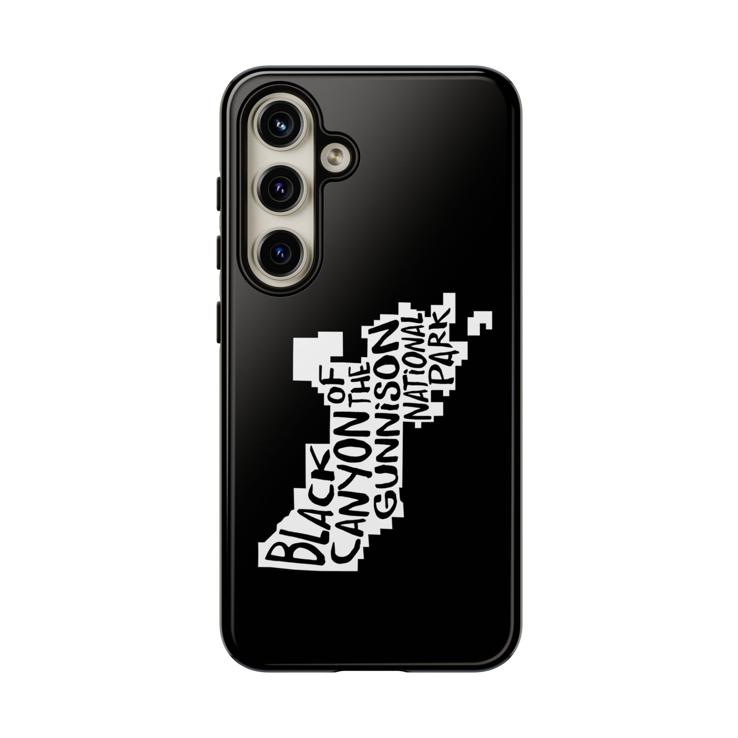 Black Canyon of the Gunnison National Park Phone Case - Map Design