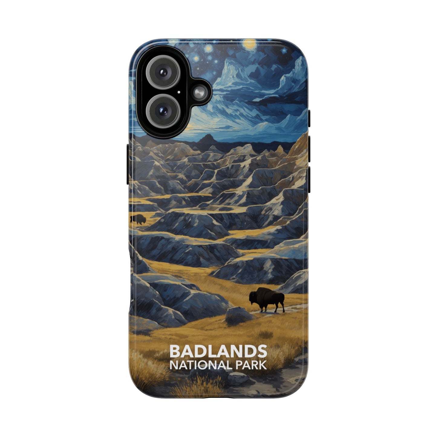 Badlands National Park Phone Case - Starry Night