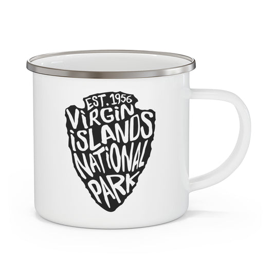 Virgin Islands National Park Enamel Camping Mug - Arrowhead