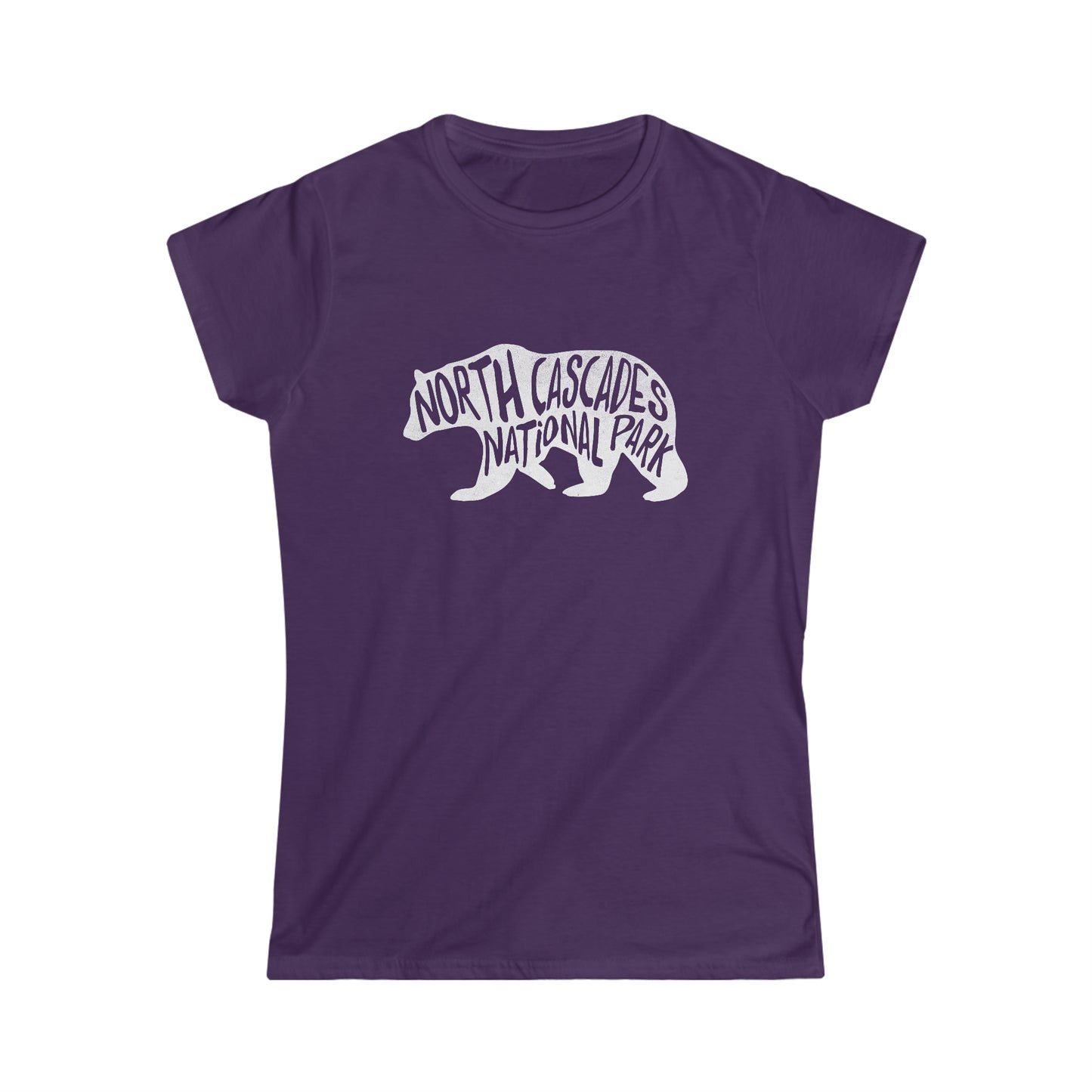 North Cascades National Park Women's T-Shirt - Black Bear