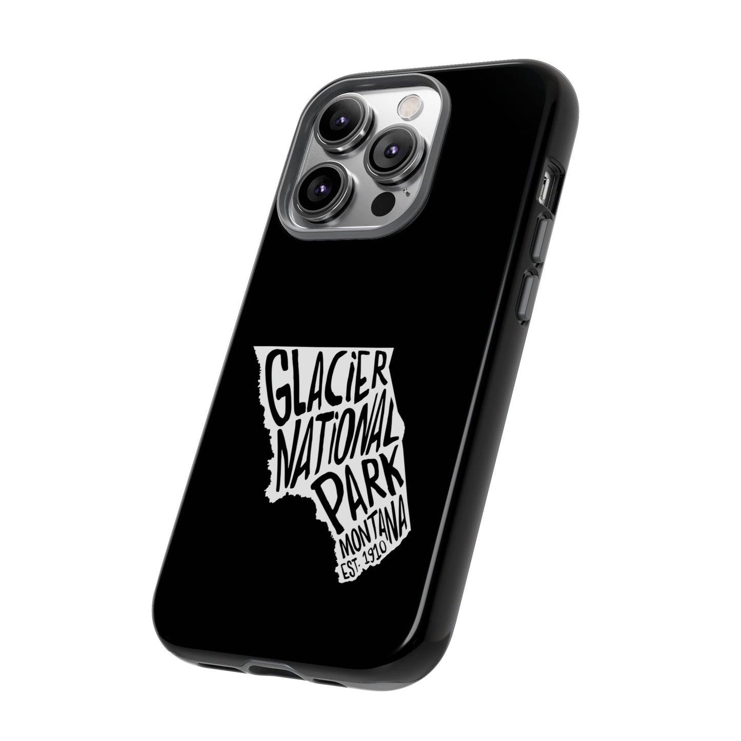 Glacier National Park Phone Case - Map Design