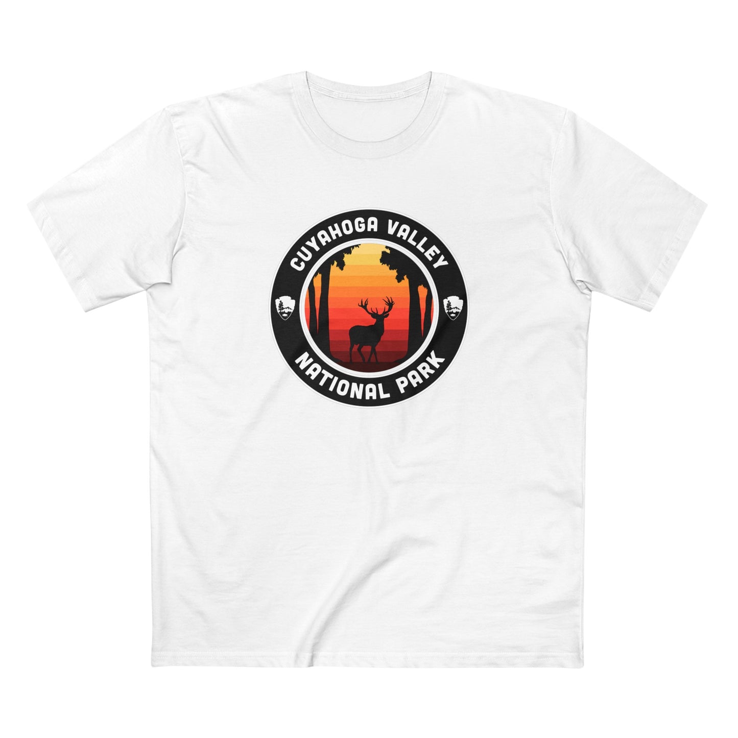 Cuyahoga Valley National Park T-Shirt - Round Badge Design