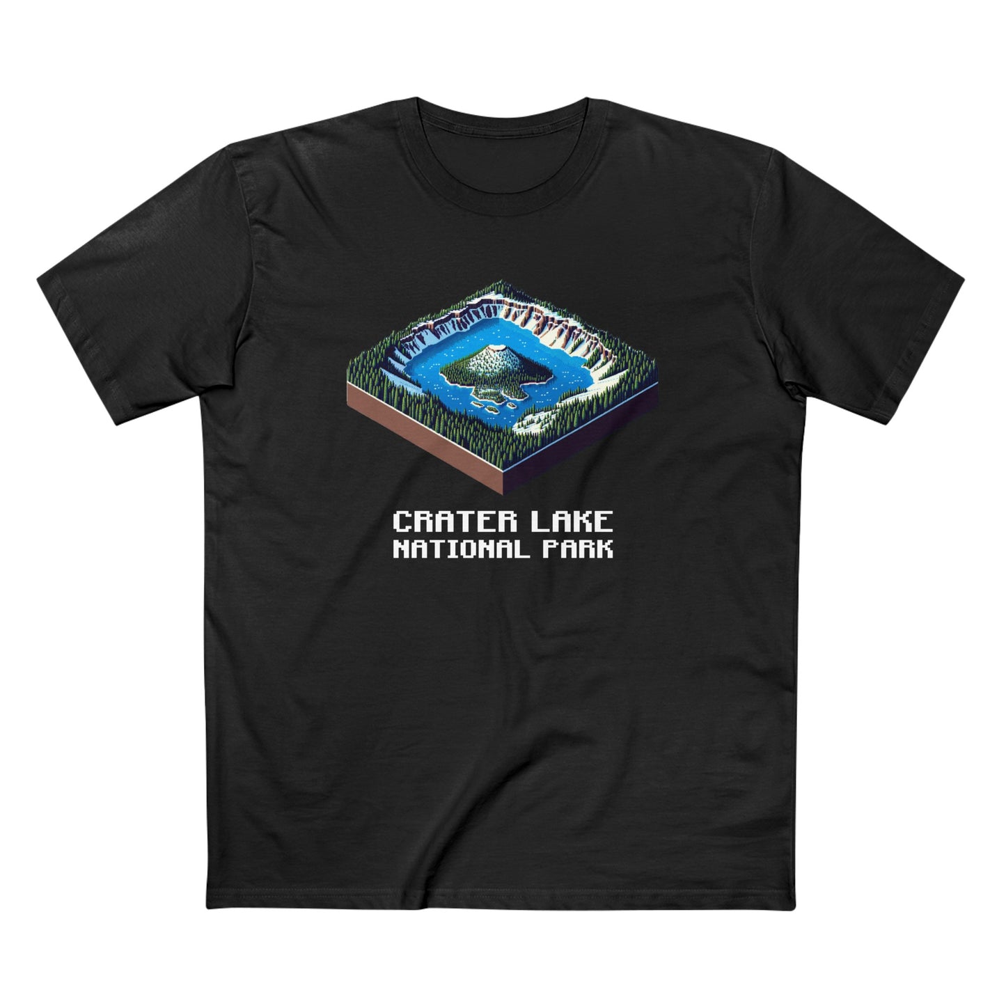 Crater Lake National Park T-Shirt - Isometric Design