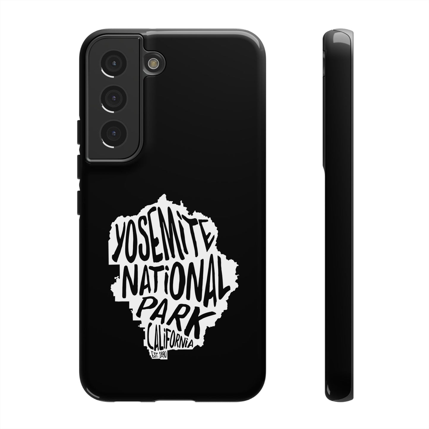 Yosemite National Park Phone Case - Map Design