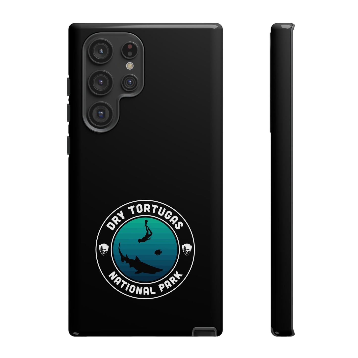 Dry Tortugas National Park Phone Case - Round Emblem Design