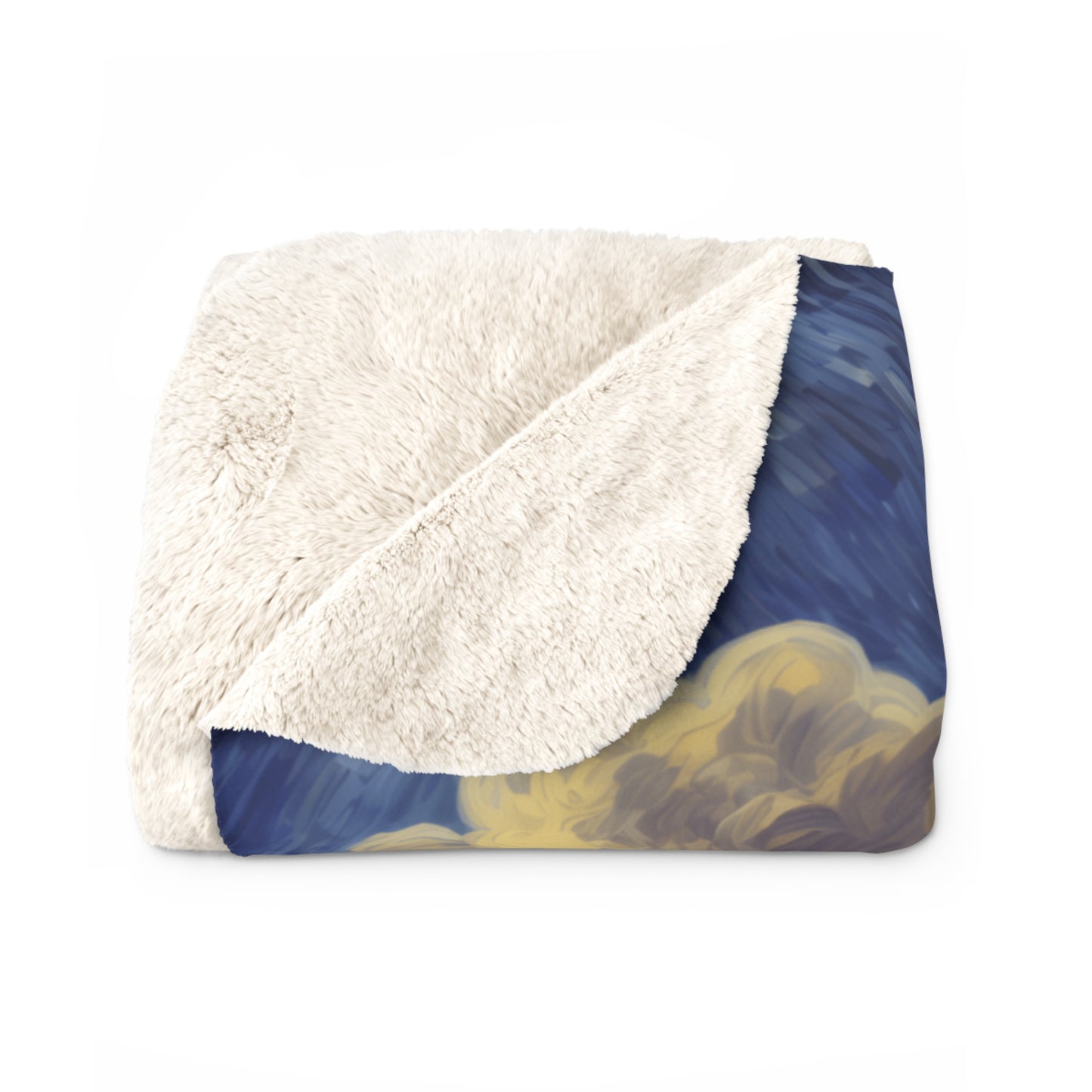 Capitol Reef National Park Sherpa Blanket - The Starry Night
