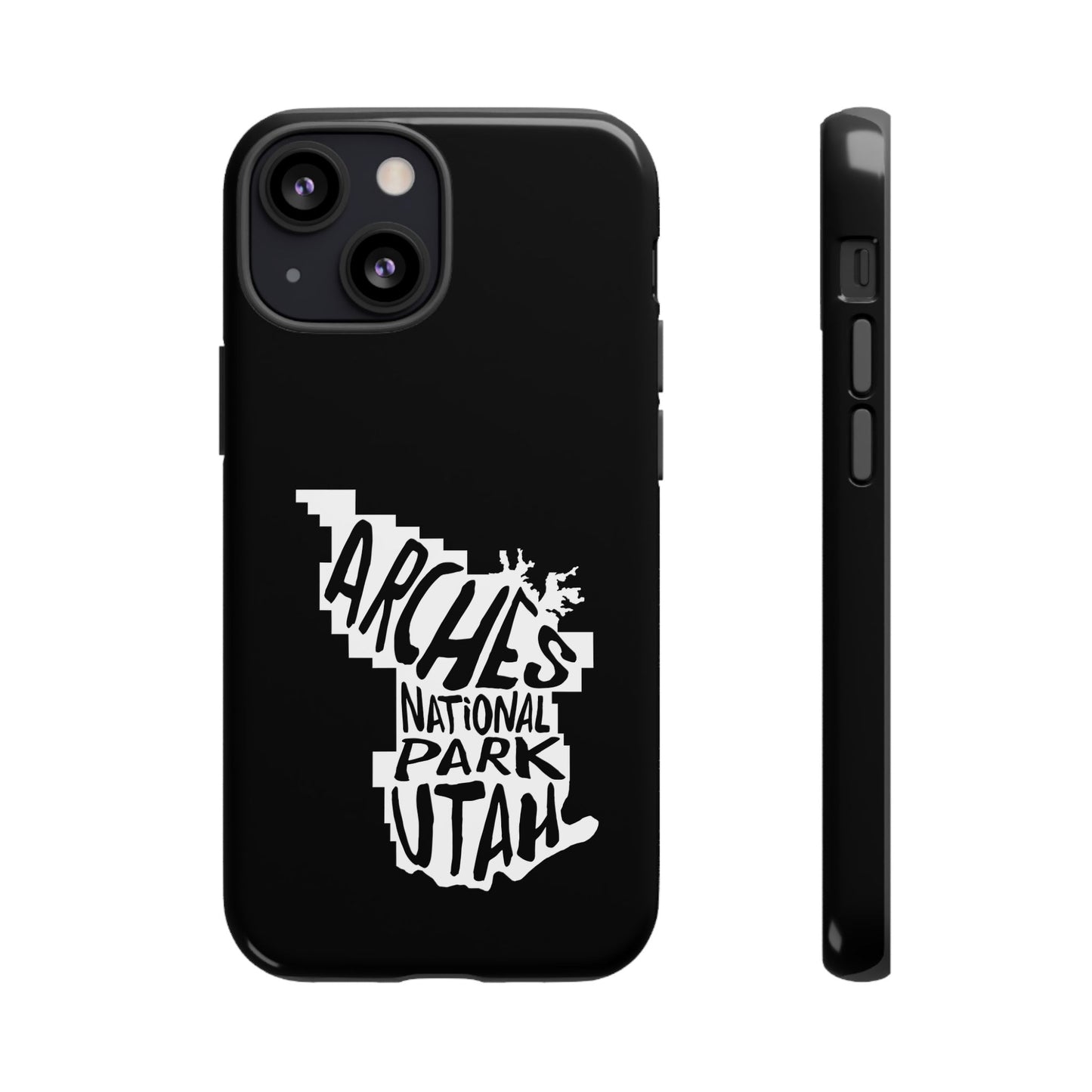 Arches National Park iPhone Case - Map Design