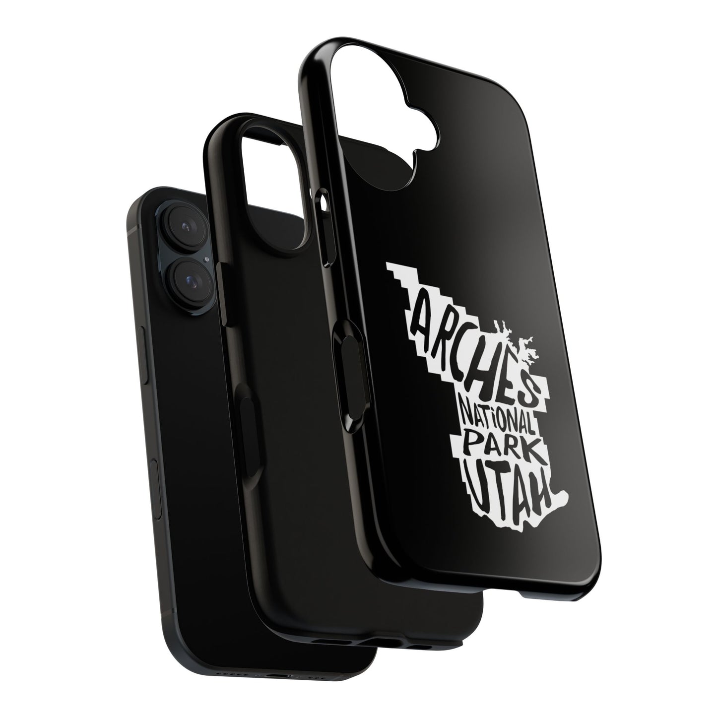Arches National Park iPhone Case - Map Design
