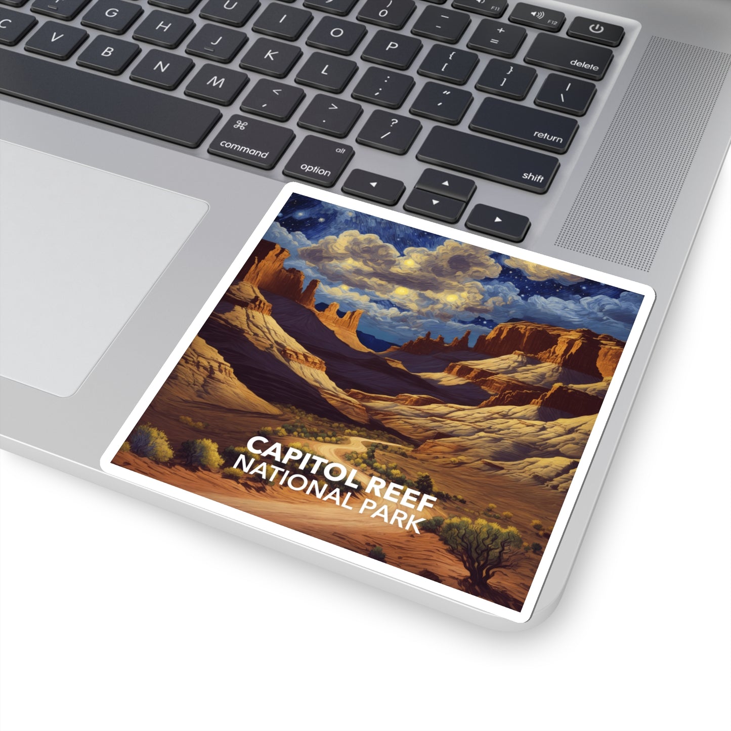 Capitol Reef National Park Sticker - The Starry Night