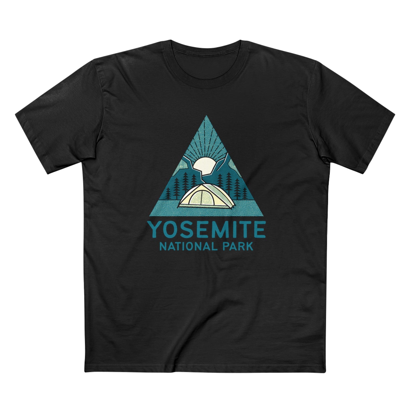 Yosemite National Park T-Shirt Sunrise Triangle Graphic