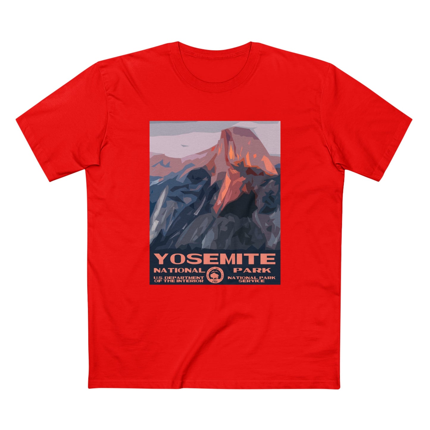 Yosemite National Park T-Shirt - WPA Poster Design