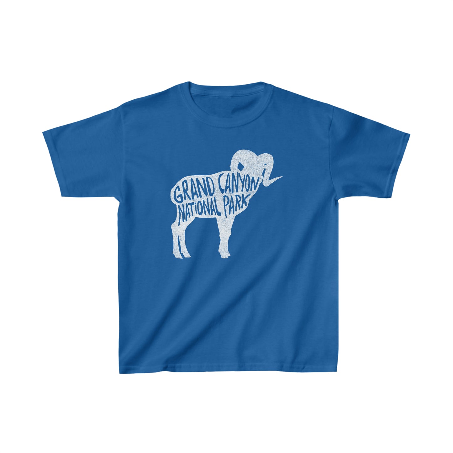 Grand Canyon National Park Child T-Shirt - Bighorn Sheep Chunky Text