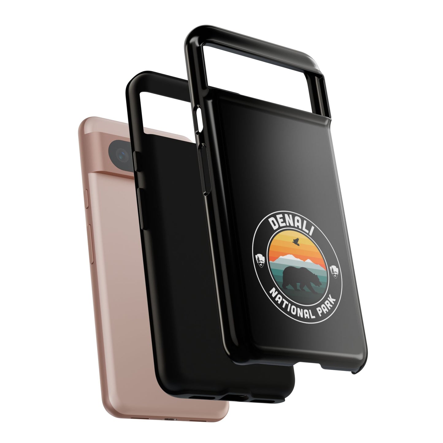Denali National Park Phone Case - Round Emblem Design