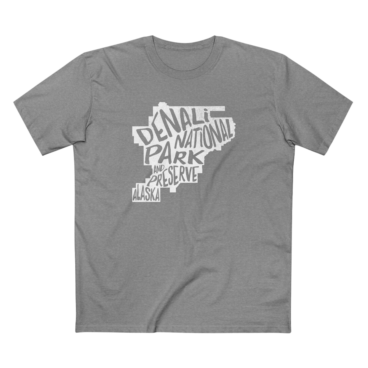 Denali National Park T-Shirt - Map