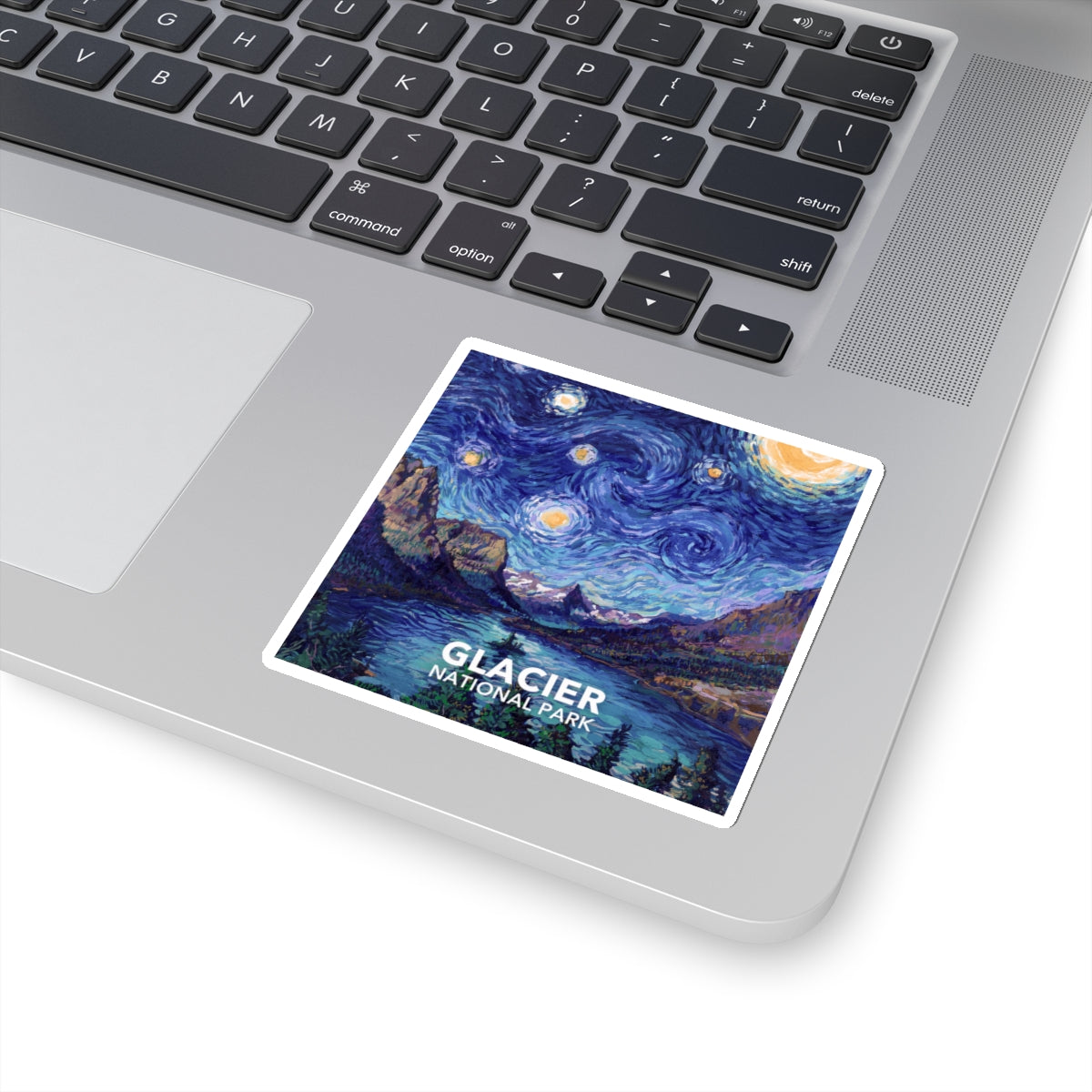 Glacier National Park Sticker - Starry Night