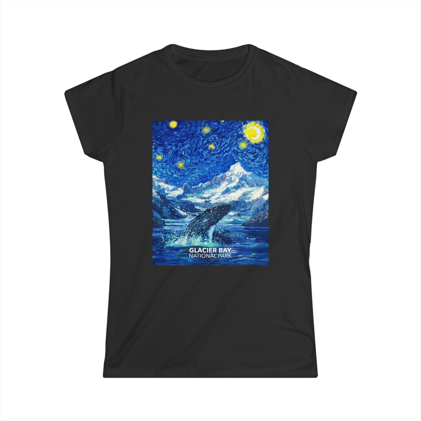 Glacier Bay National Park T-Shirt - Women's Starry Night