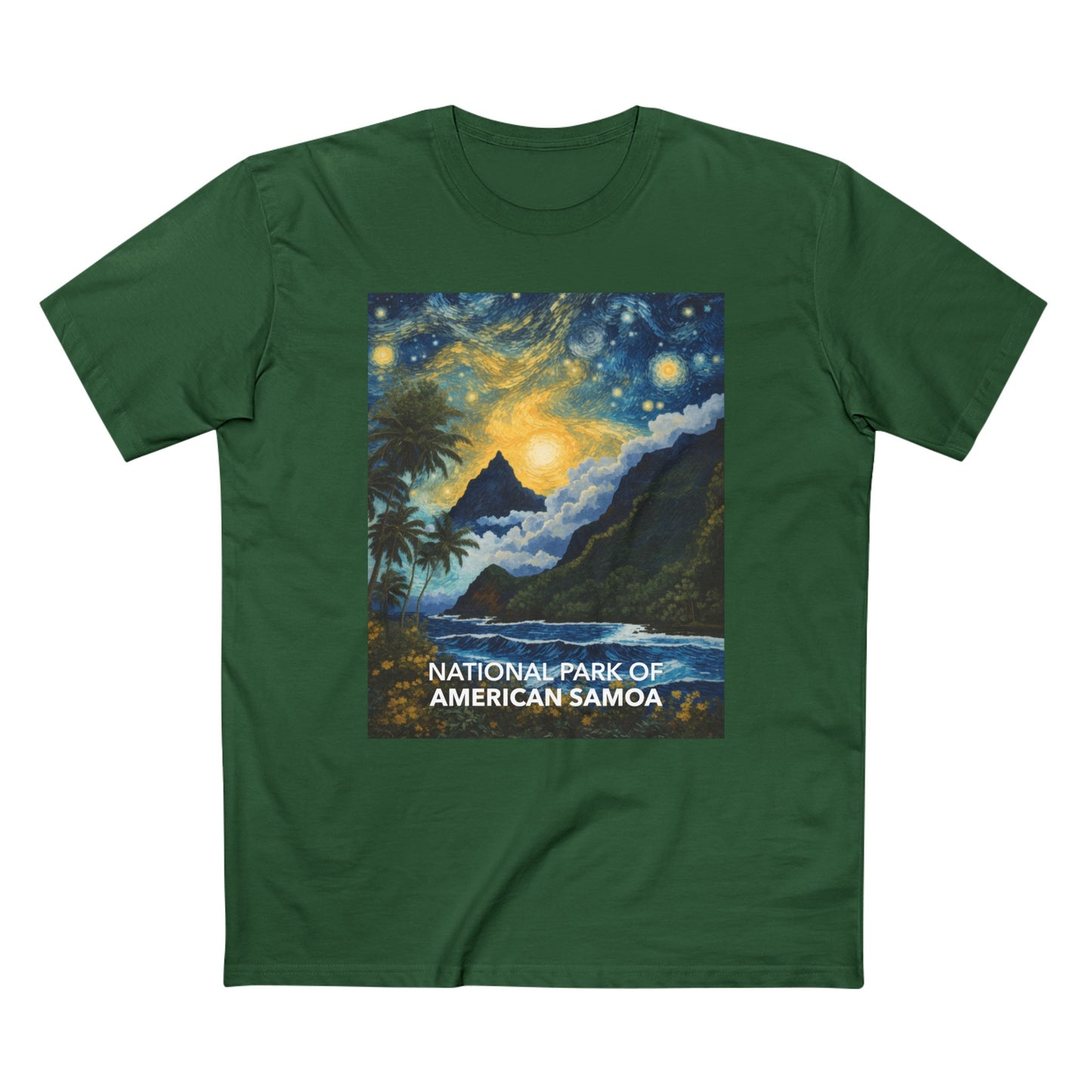 National Park of American Samoa T-Shirt - The Starry Night