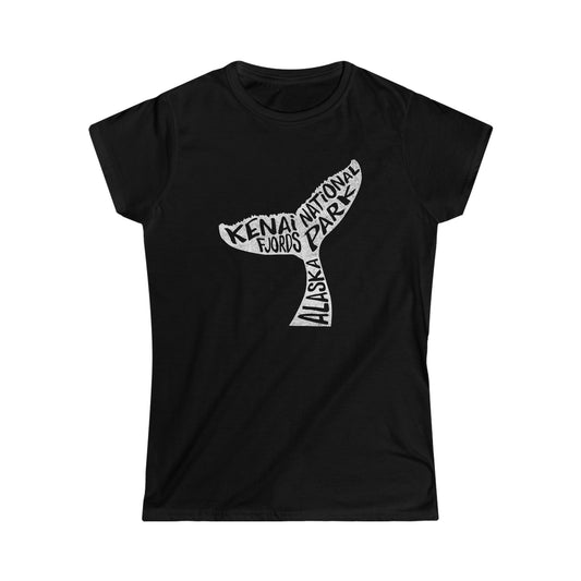 Kenai Fjords National Park Women's T-Shirt - Whale Tail