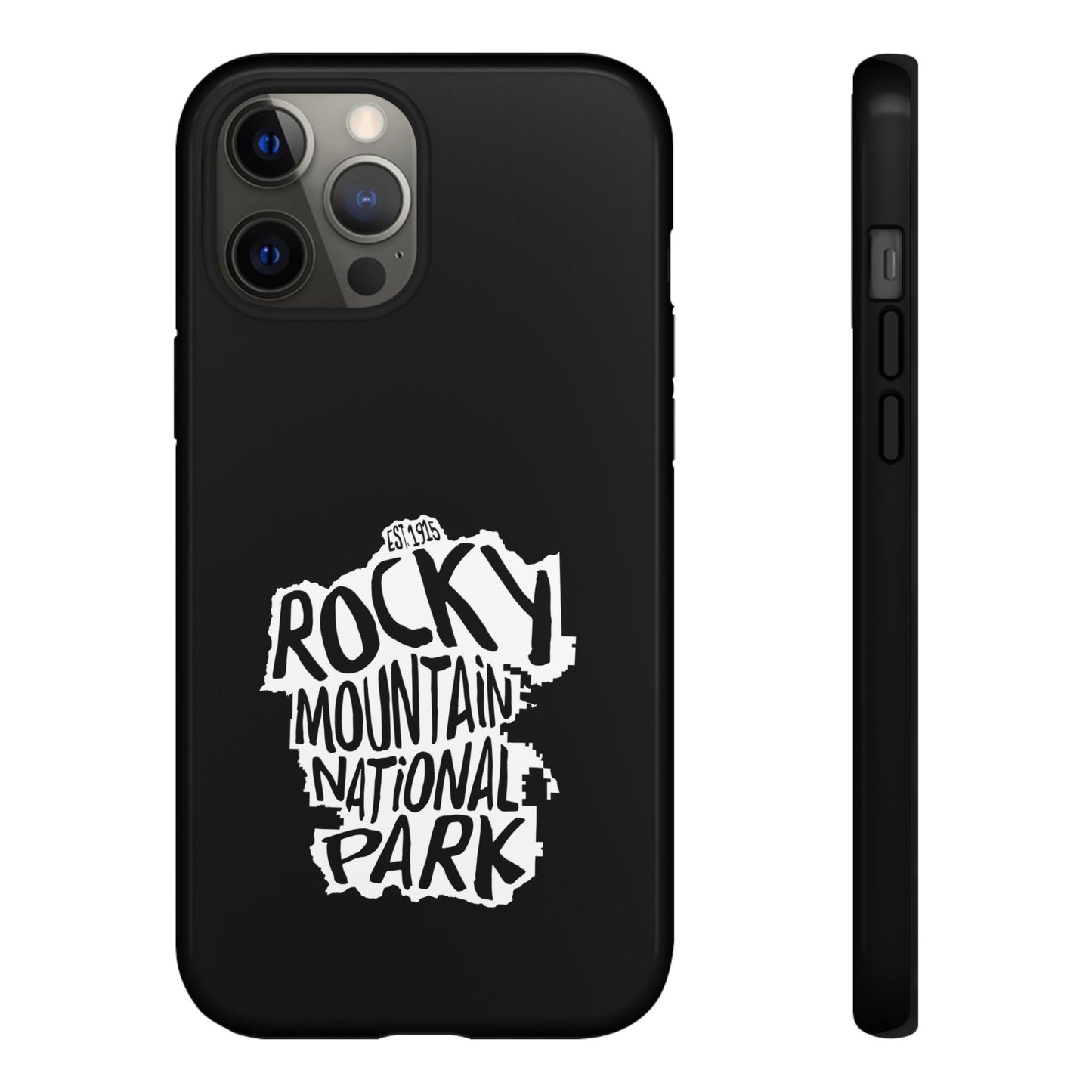 Rocky Mountain National Park Phone Case - Map Design