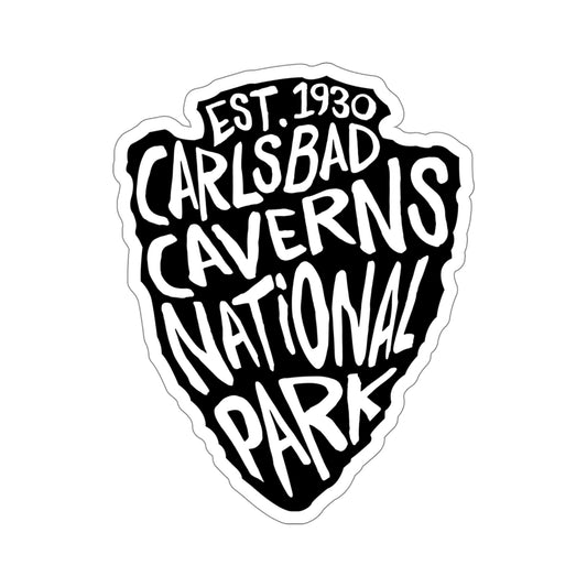 Carlsbad Caverns National Park Sticker - Arrow Head Design