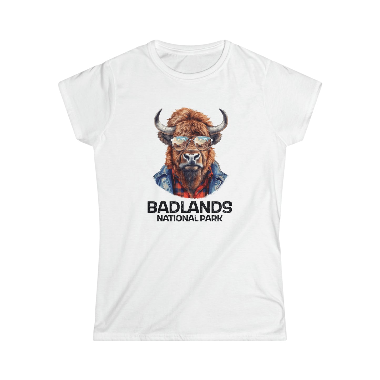 Badlands National Park Women's T-Shirt - Cool Bison