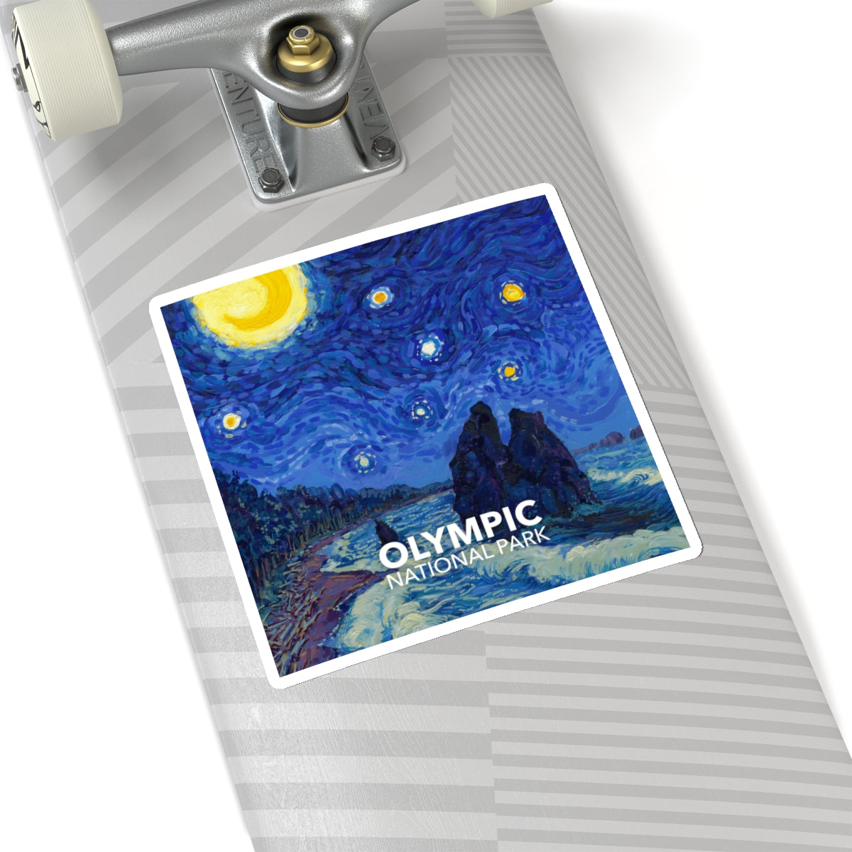 Olympic National Park Sticker - The Starry Night