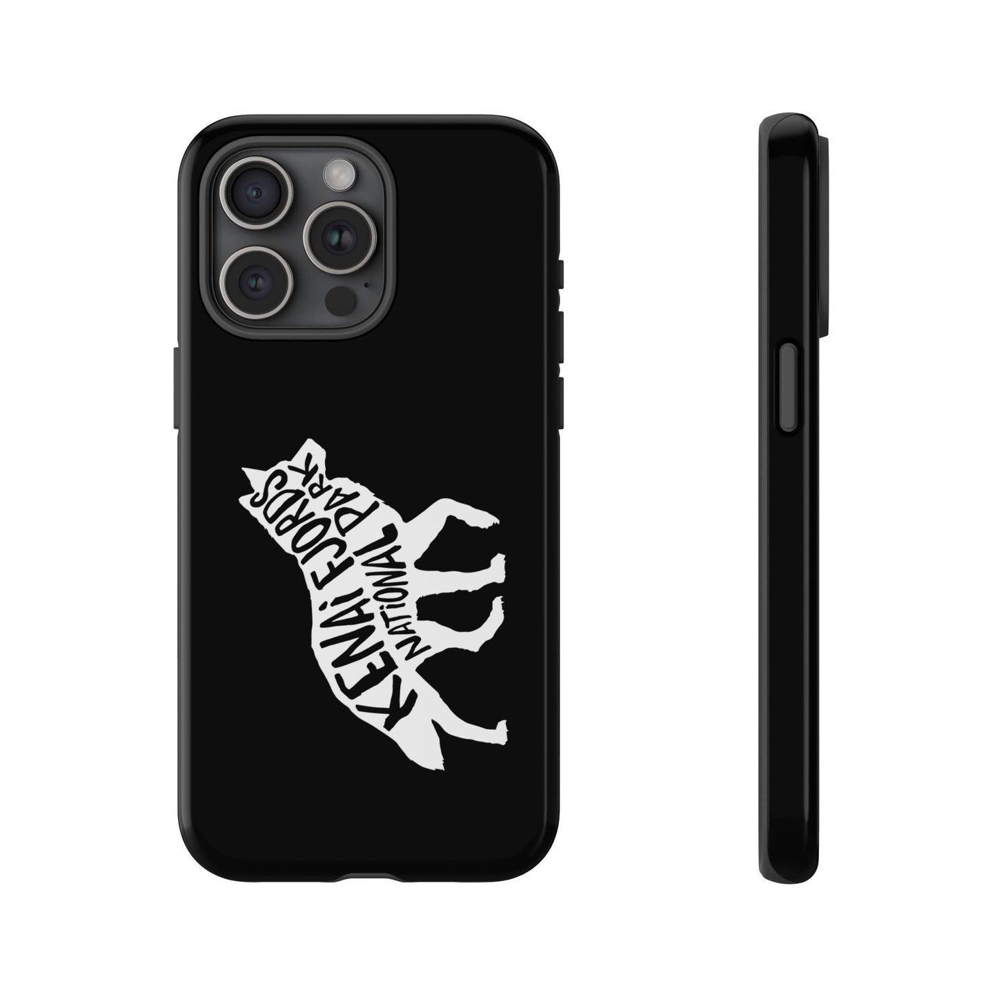 Kenai Fjords National Park Phone Case - Wolf Design