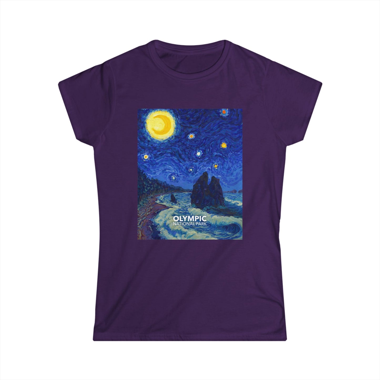 Olympic National Park T-Shirt - Women's Starry Night