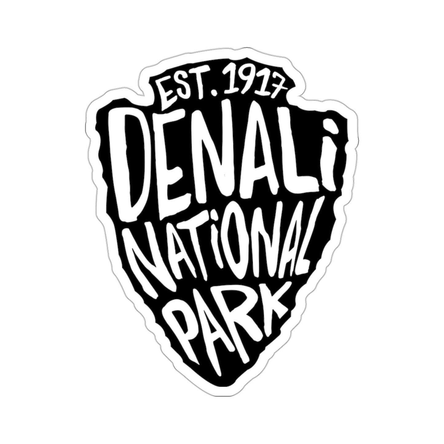 Denali National Park Sticker - Arrow Head Design