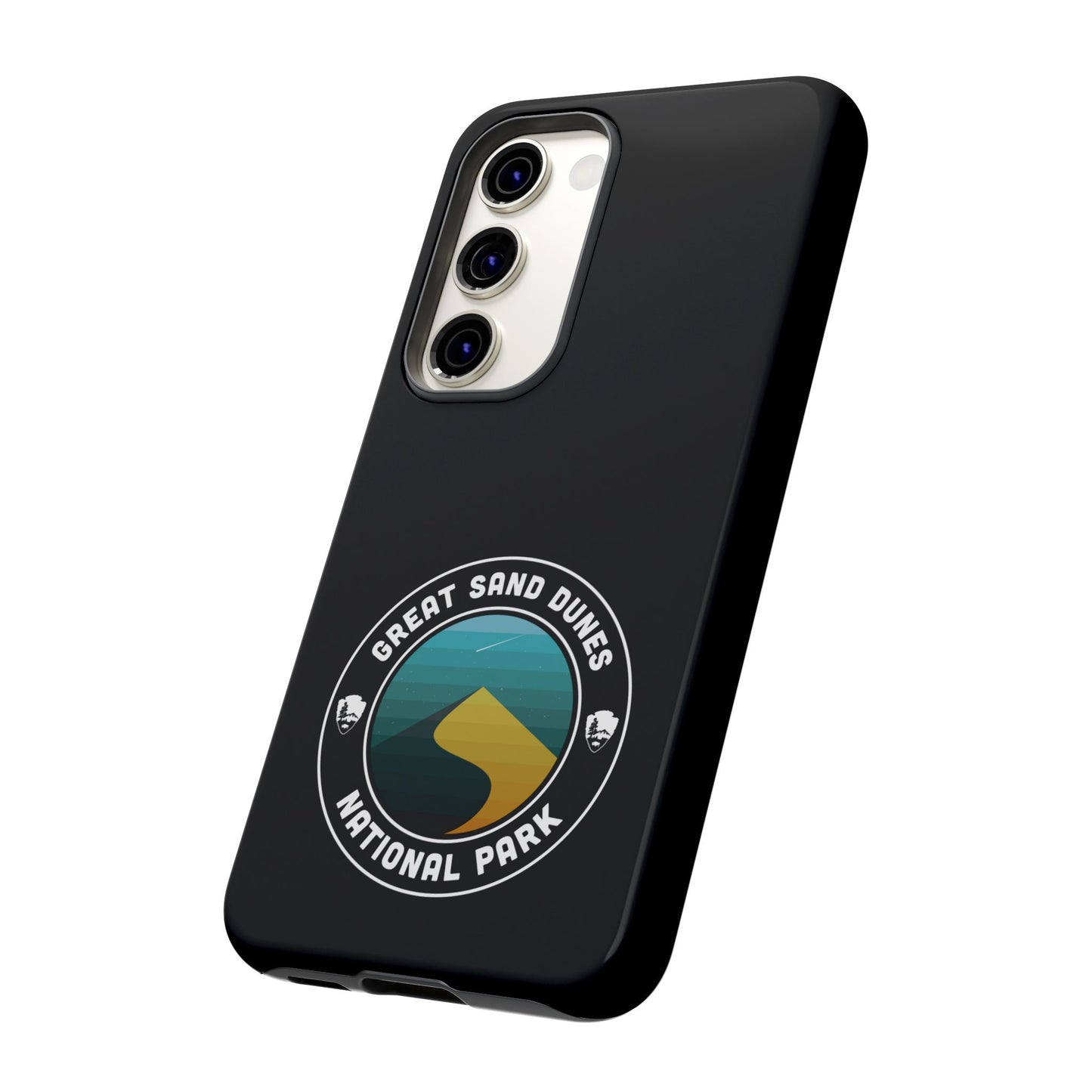 Great Sand Dunes National Park Phone Case - Round Emblem Design