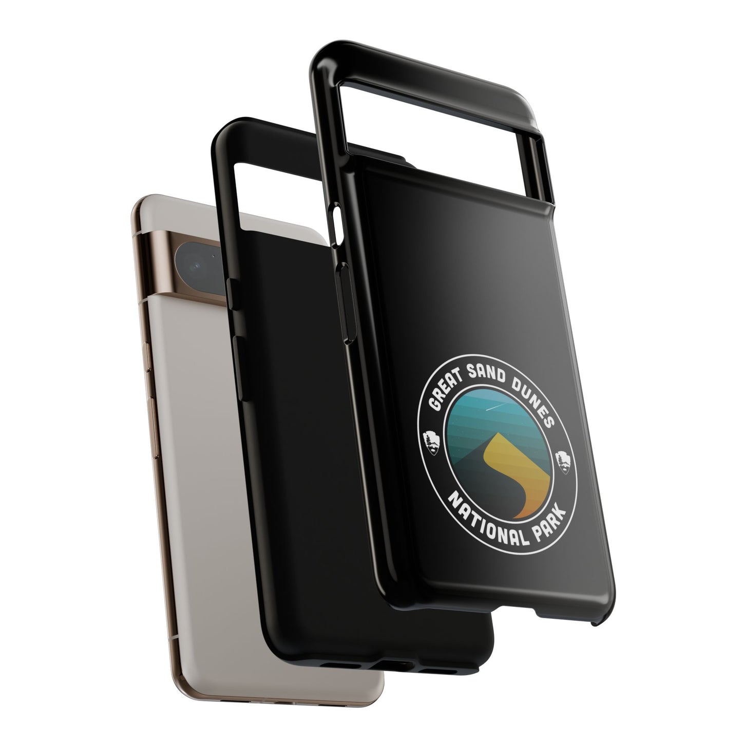 Great Sand Dunes National Park Phone Case - Round Emblem Design