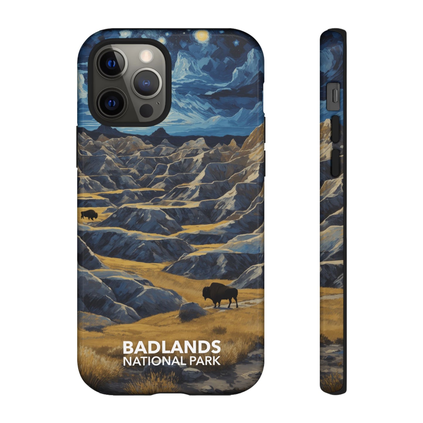 Badlands National Park Phone Case - Starry Night