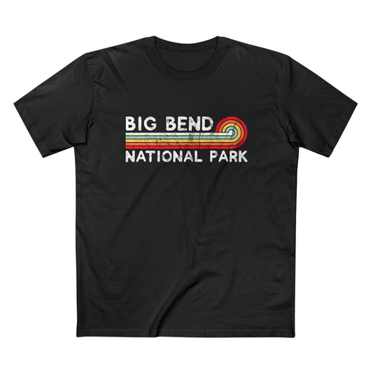 Big Bend National Park T-Shirt - Vintage Stretched Sunrise