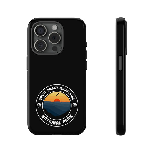 Great Smoky Mountains National Park Phone Case - Round Emblem Design