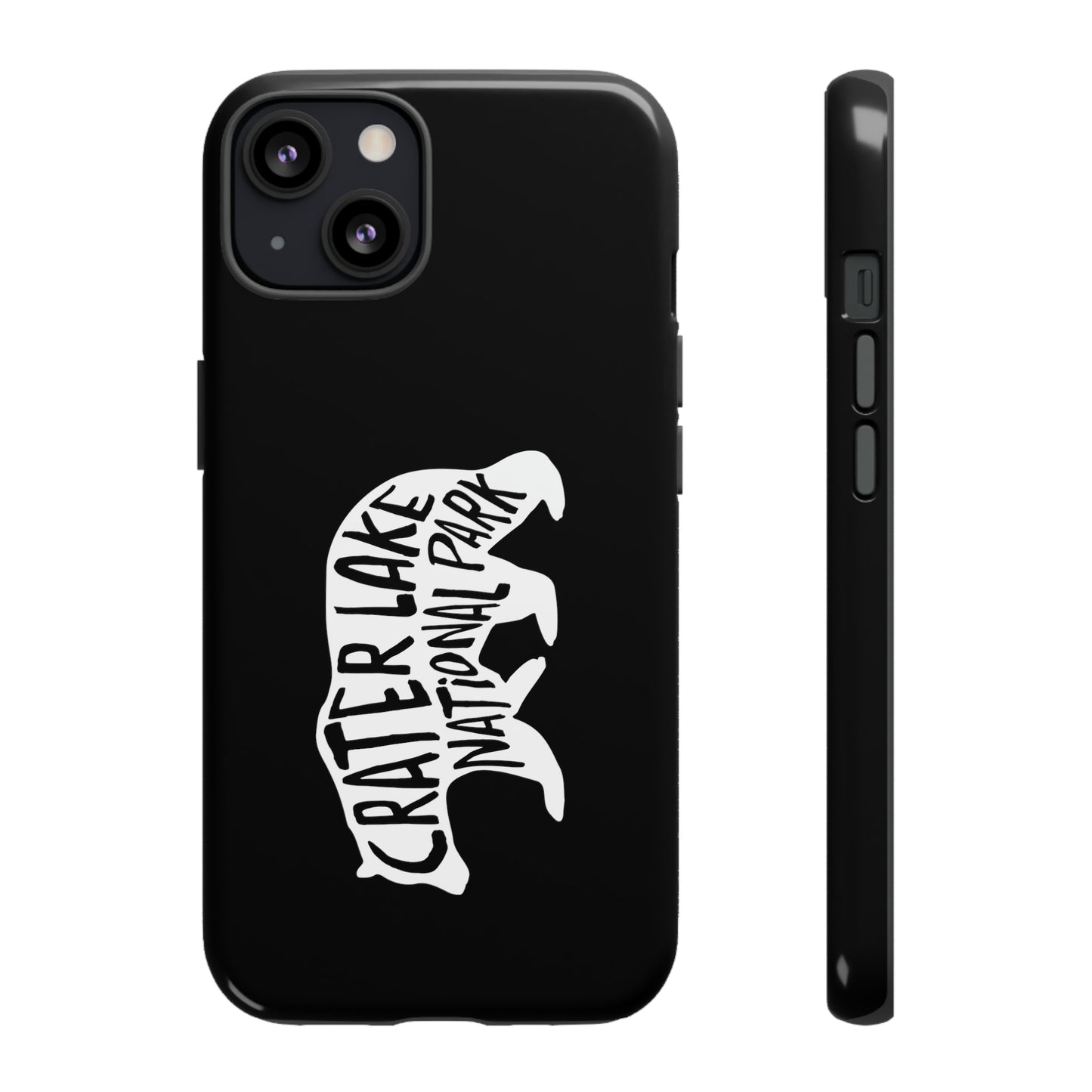 Crater Lake National Park Phone Case - Black Bear Design
