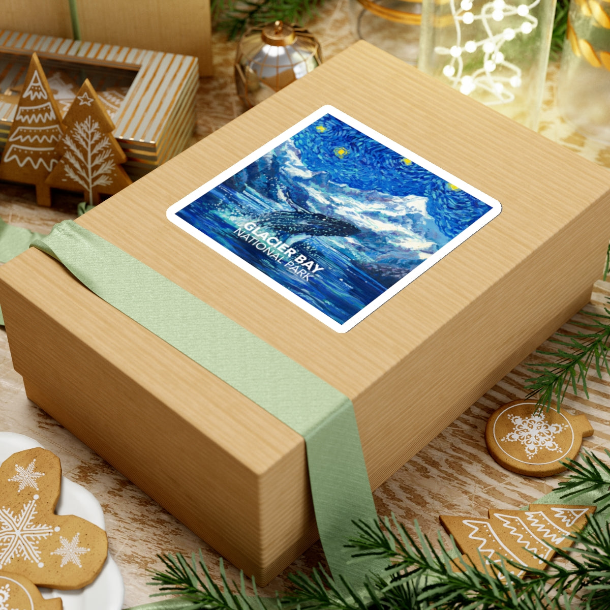 Glacier Bay National Park Sticker - The Starry Night