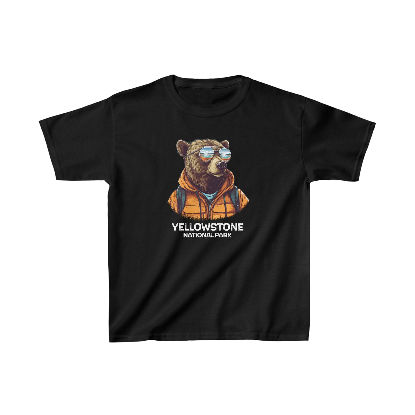 Yellowstone National Park Child T-Shirt - Cool Grizzly Bear
